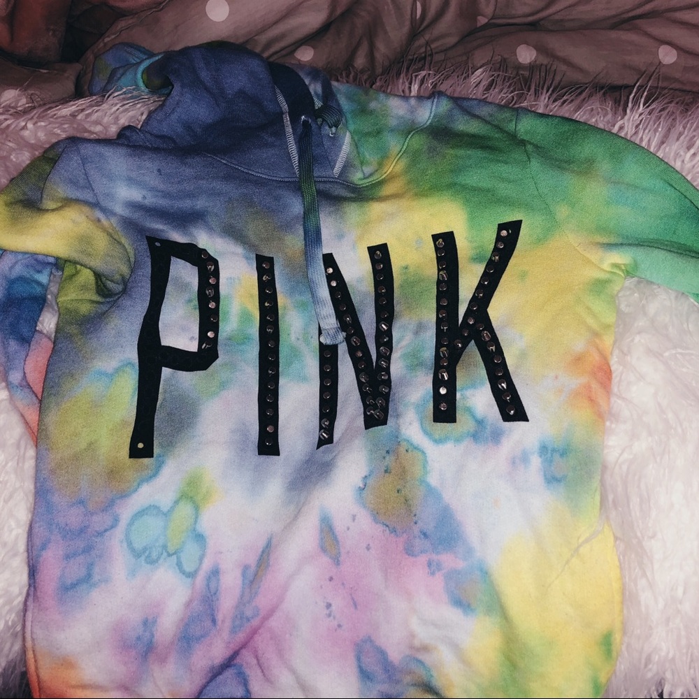 Pink hoodie